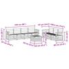 Outdoor Sofa Set 8 Pcs Natural Solid Acacia Wood