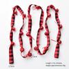 Elegant Design Bell String Christmas Ribbon Velvet Decorations
