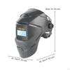 Auto Darkening Welding Helmet Face Cover Equipment Ergonomic Angle Adjustable Large View 180 Degree