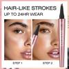 Four-pronged Eyebrow Pencil Wild Eyebrow Roots Four-pronged Eyebrow Pencil Waterproof and Perspirant Liquid Eyebrow Pencil
