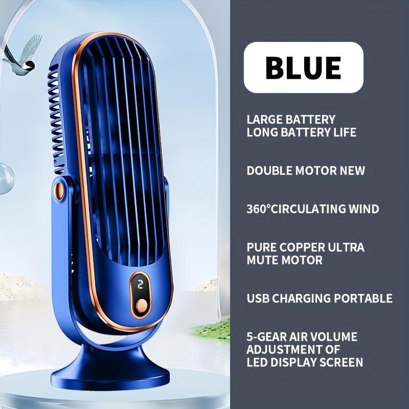 

Portable & Stylish Desktop Fan—Compact Home Air Cooler,720° Rotating Airflow |Ideal for Office, Travel, Camping, RVs, and Outdoors|USB-Powered Fan 1 piece