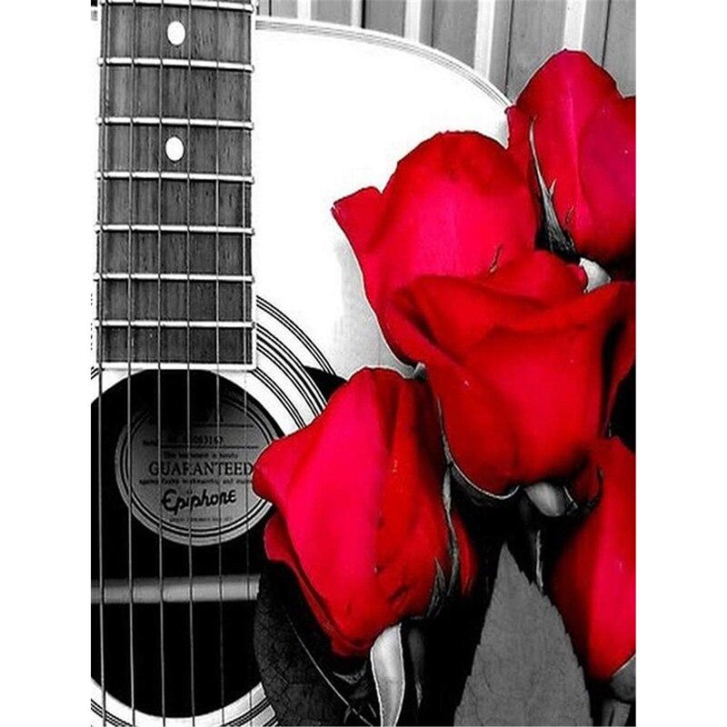 5D DIY Diamond Painting Orchid Scenery Flower Pictures Diamond Embroidery Full Round Rhinestones Crafts Home Decor Gift