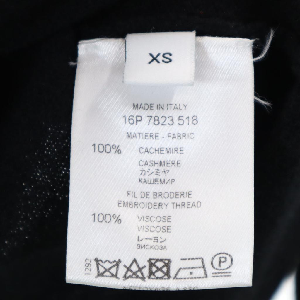 Givenchy Made In Italy 100% Cashmere Long Sleeve Sweater XS Black Knit Women Used