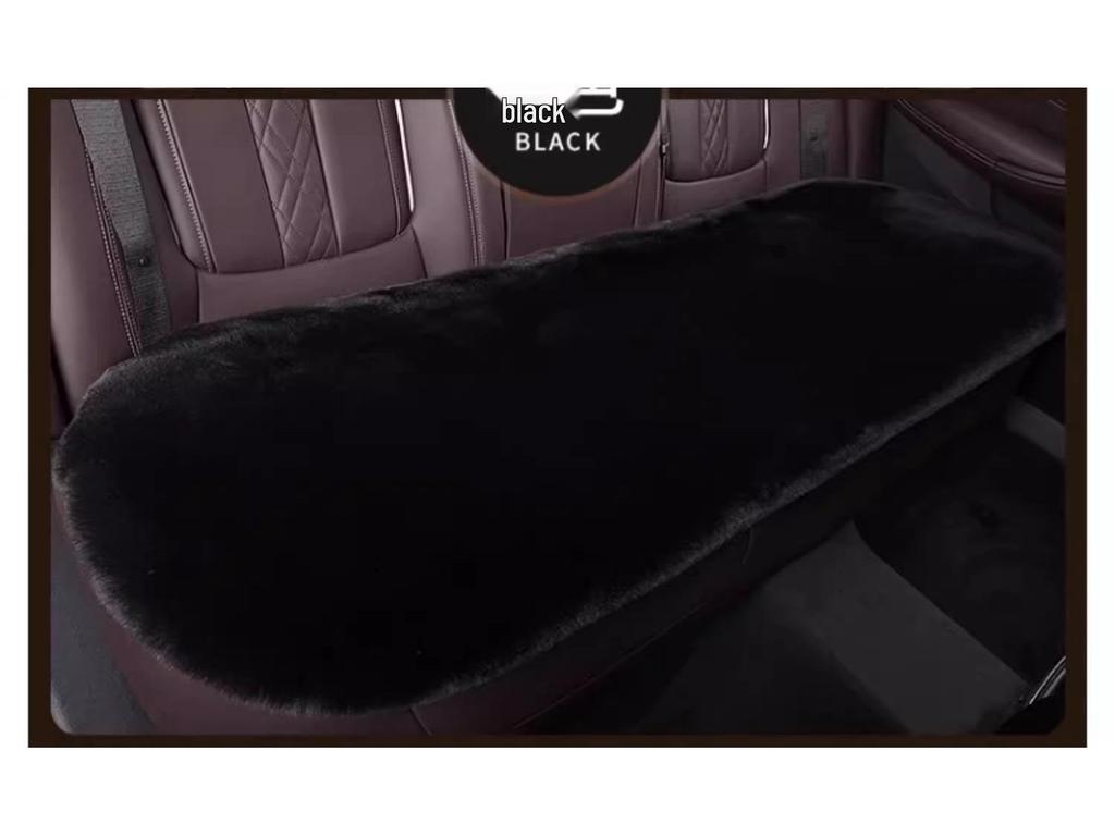 Plush Car Seat Cushion - Thickened, Warm, Universal for All Seasons, 3-Piece Set