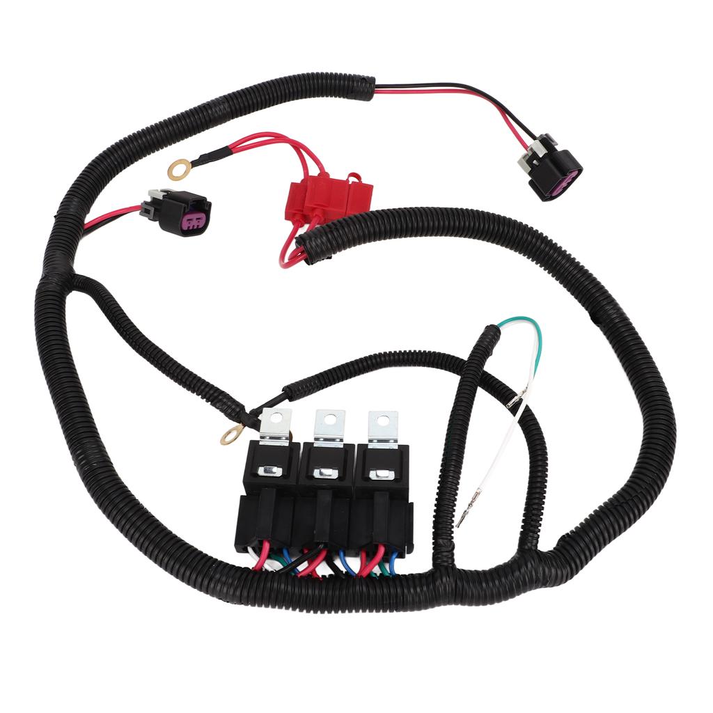 Dual Electric Fan Wire Harness ECU Control 7L5533A226T Replacement for Silverado Suburban Avalanche