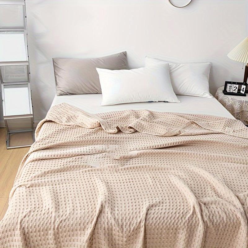 Mehrlagige Mull-Decke, Bettlaken im Waffelstil, Mittagspausendecke, Klimaanlagendecke, Sommerkühlsteppdecke, Multifunktionale Decke