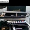 Water Cup Panel / Driver Storage / Glove Box / Head Light / Air AC Cover Trim Accessories For Peugeot 3008 5008 GT 2017 -