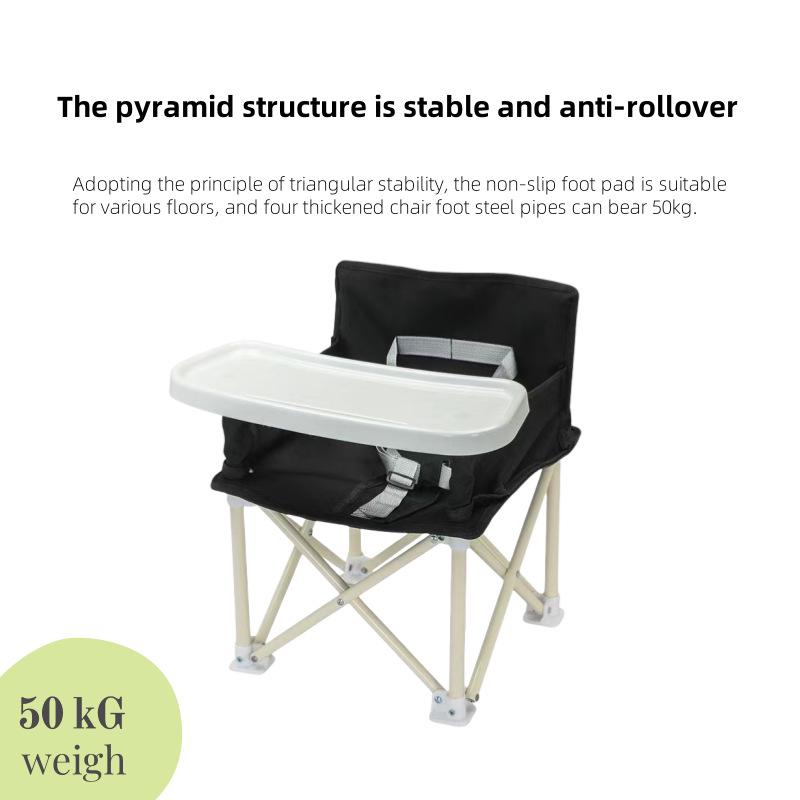 Tragbarer Faltbarer Kinderhochstuhl zum Essen und Reisen