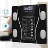 Smart Body Fat Scale with App - Digital Bathroom Weight Scale, Body Composition Analyzer with BMI, Muscle Mass, LED Display