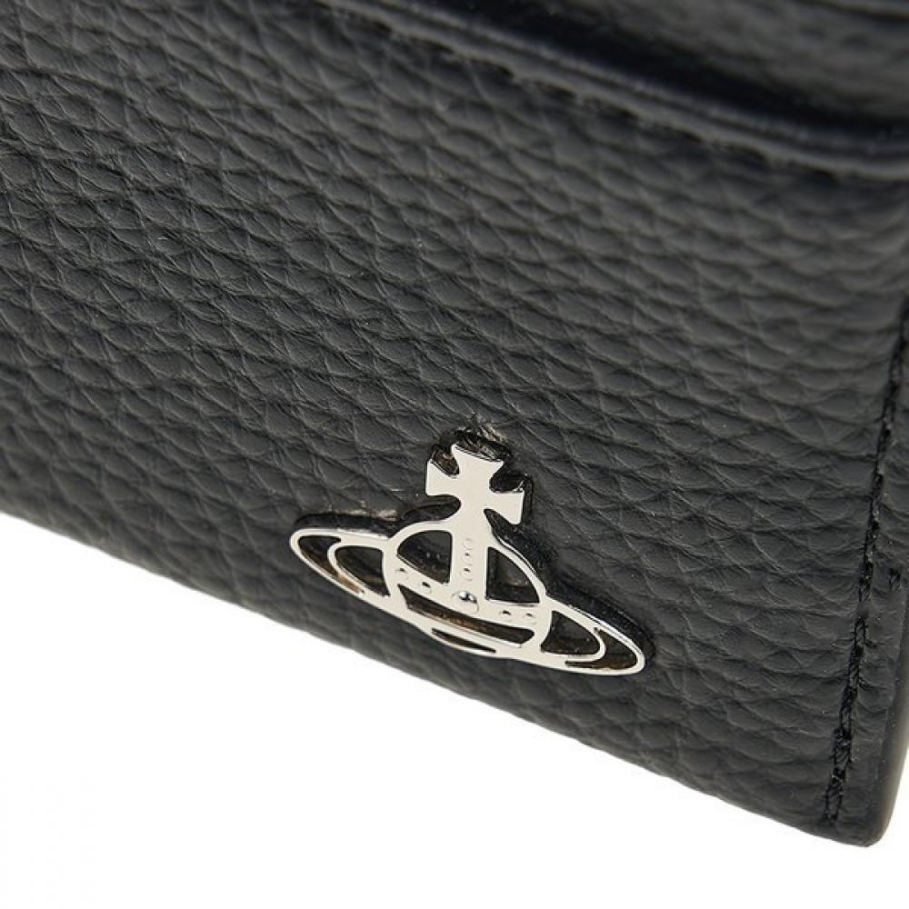 Portfel na karty Vivienne Westwood z logo Orb 5403000bu S000d N403