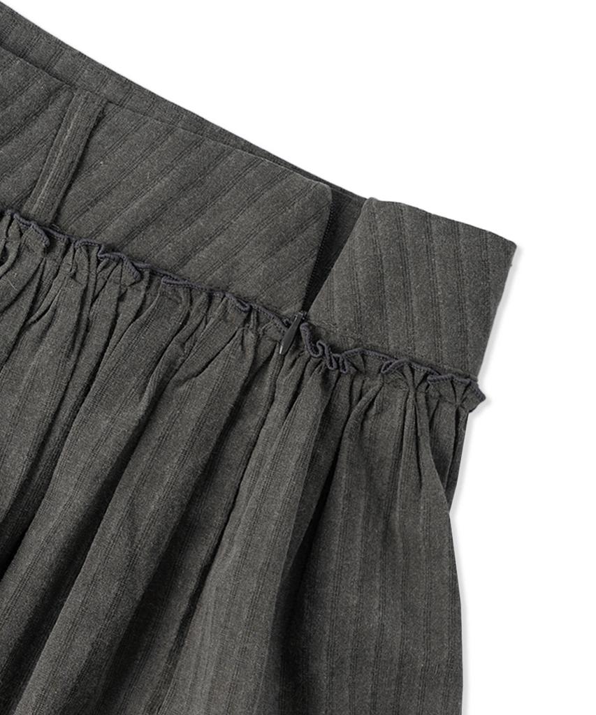 Without Summer Bass Shirred Mini Skirt