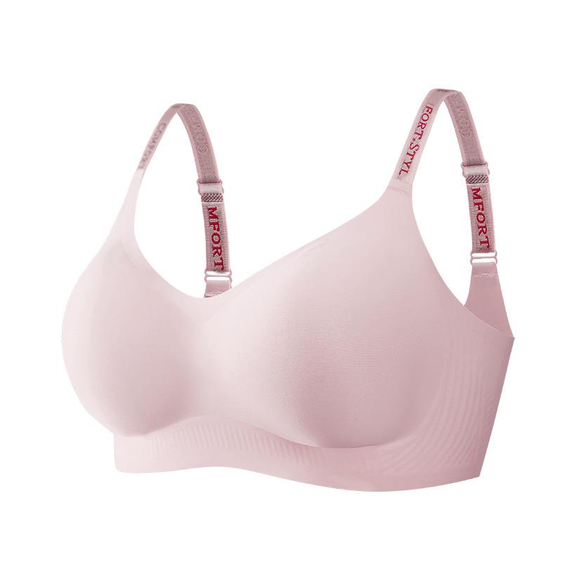 Anti-gravity lift women's underwear, letter shoulder straps, seamless underwear women's small breasts gather and close sub-breasts, bra, bra women