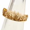 Excellent Justin Davis Ring Ring Crown K18 Diamond 1P 0.02ct Gold 18K Women Used