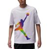 Jordan AS M J SS Tee Dongdan Gcel Colorful Character Pattern Pullover Round Neck Short Sleeve T-Shirt Men Tops White HF6593100