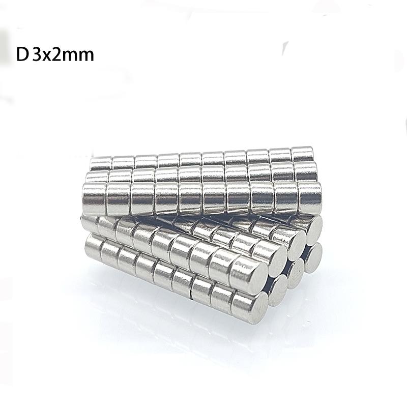 

50/100pcs 3x2mm Round Magnets - 100/500pcs Small Strong Magnets for DIY & Crafts