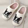 New Autumn and Winter Male and Female Couples Cute Cartoon Dog Cotton Slippers Home Indoor Non-slip Cotton Slippers Batch