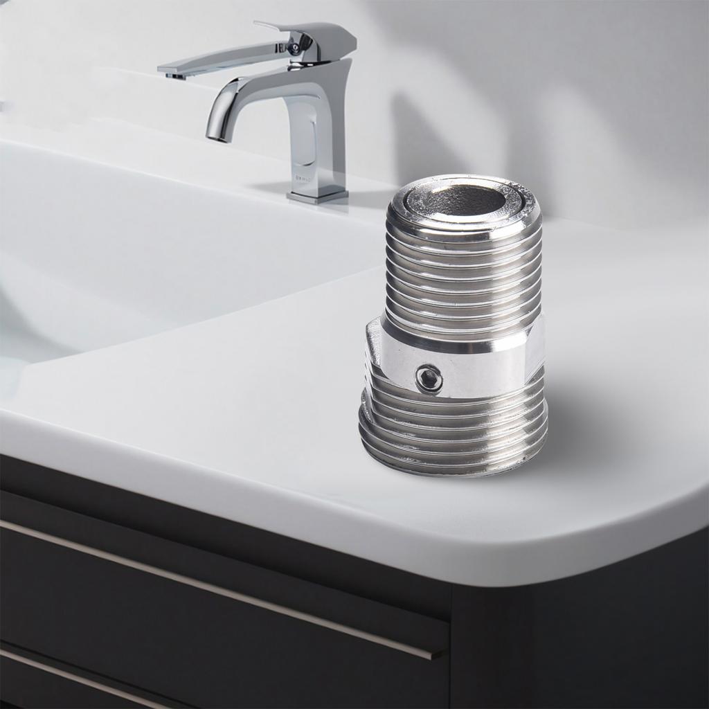 360stupňový nastavitelný kohoutek s úhlovou zakřivenou nohou, excentrický šroub, rohový adaptér pro kohoutek, příslušenství pro kuchyňské baterie