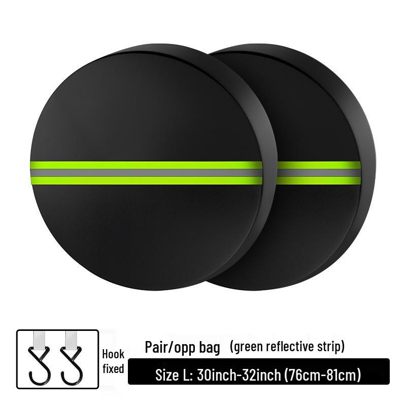 Car Tire Cover and Storage Bag for Spare, Snow, and Drift Tires