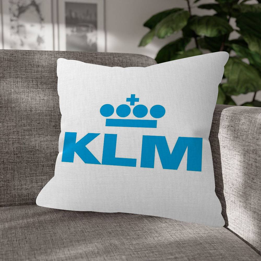 Netherlands Klm RRoyal Dutch Airlines Cushion Cover Pillowcase Upholstery pillows for sofa Throw Pillow Home Decor Pillowcas