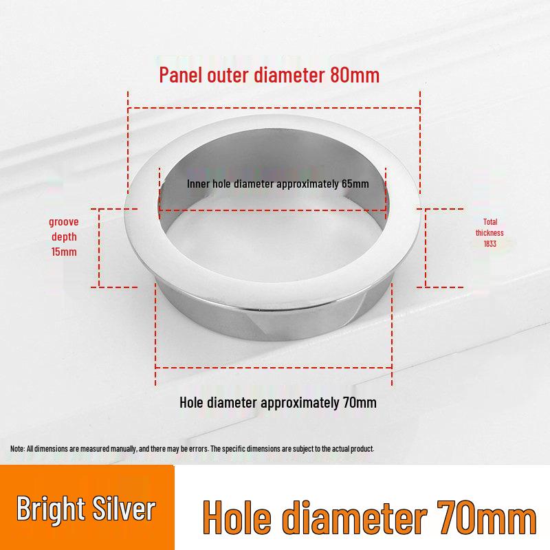 Round Cable Grommet: Desk Cable Organizer & Ventilation Cover