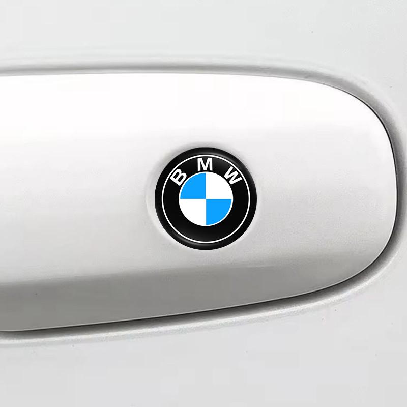 SCKS3 For BMW M Performance E46 E49 F30 F80 E36 E46 E93 E92 F34 F31 Z4 X7 F30 New 4PCS Car Door Key Hole Lock Anti-Dustproof Stickers