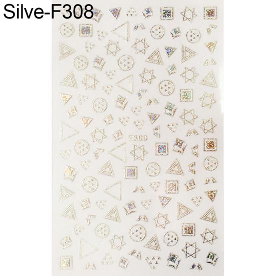 Model geometric simplu femei frumusete nail art autocolant DIY decalcomani manichiura decor