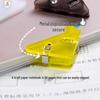 Colorful Plastic Triangle Book Corner Clips and Storage Folder Set