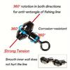 10pcs Saltwater Fishing Rolling Swivels Fishing Tackle Accessories Fishing Rig Line Connector Rotation Line Swivels