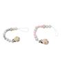 Silicone Clip Chain Smooth Wooden Clip Heads Easy To And Clean Silicone Beads Baby Clip