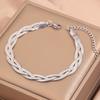 Popular bracelet, titanium steel does not fade, love zircon bracelet, high-end female light luxury niche bracelet, bracelet.