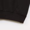 Champion Basic Cotton USA Short Sleeve Sweatshirt In Off Featuring a Crew Fleece and a Logo Women's (CW-B005) Black, Neck, Lining, One-point