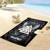 Viking emblem 2D Flat Print Beach Towel, Large Soft Quick Dry Towel for Beach Camping Swimming.NSTJ0928567