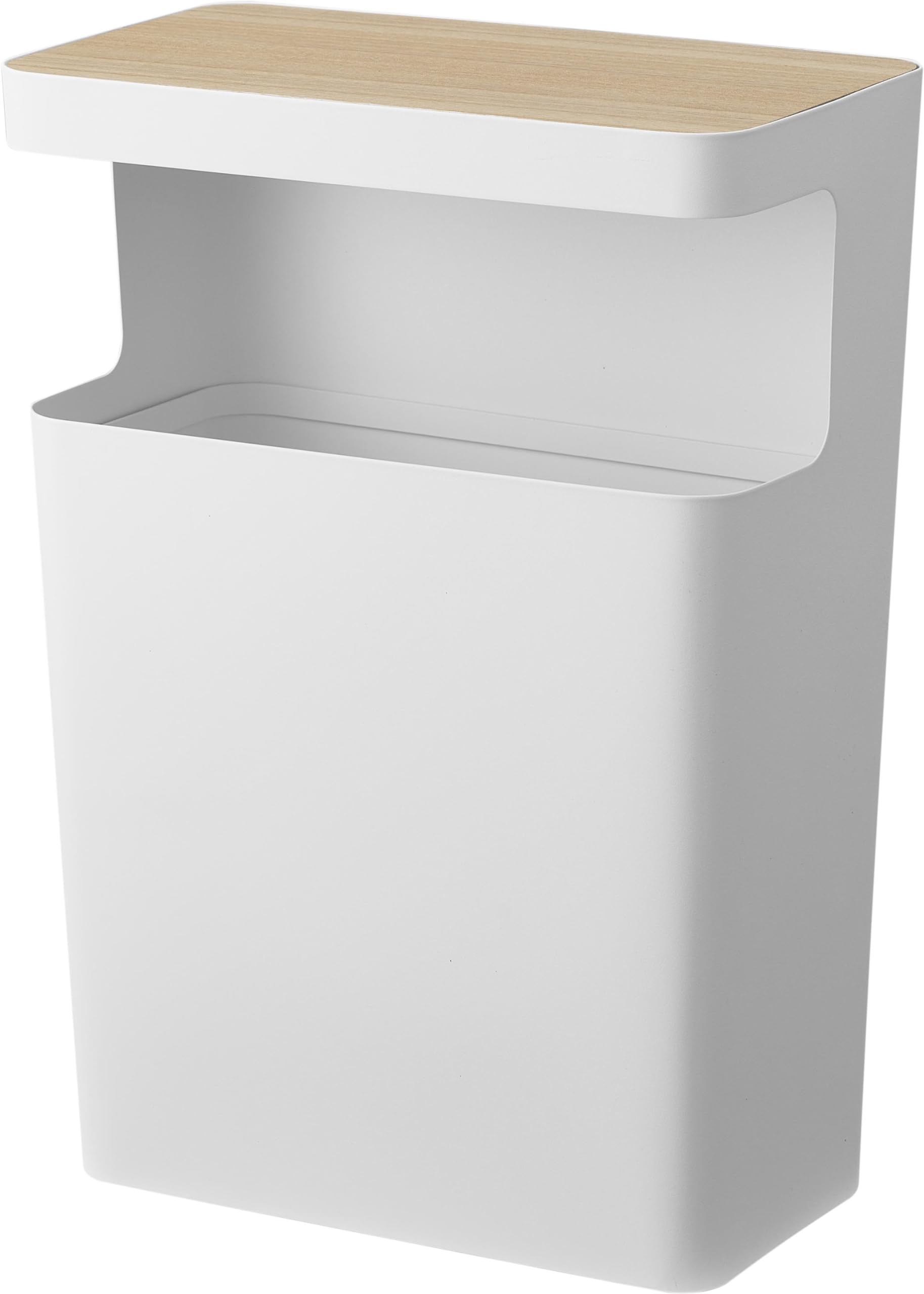 

Yamazaki Jitsugyo Top Plate Trash Can Square Shape Natural W31 x D17 x RIN RIN Bags Be Seen Trash Can Side Table 1982 (Ямадзаки) H42.5см Не могу
