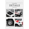 1/24 Toyota Land Cruiser LC80 Alloy Car Model Diecast Metal Car Model Children's Toys Vehicle Toy Models Games Child Games Child