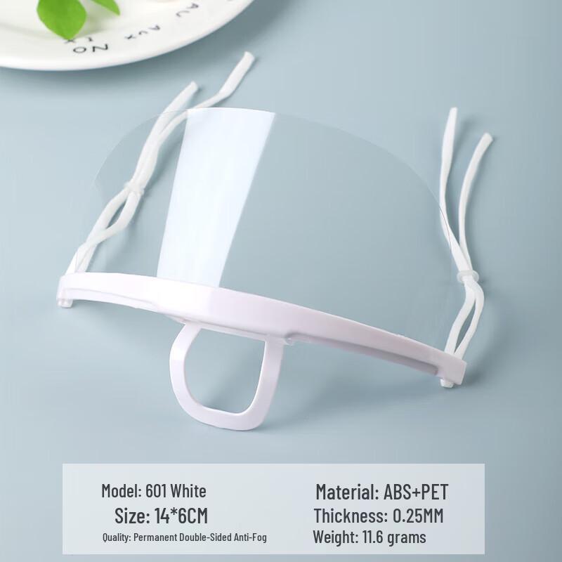 Einweg Transparente Plastik-Gesichtsmaske (50er Pack)
