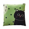 ADOSSY Fluffy Blanket, 2-Way Design, Cute Cat and Panda Design, Perfect for Office, Sofa, or Car Camping, Perfect for Cold Weather (Cat)