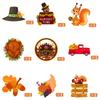 Thanksgiving Decorative Pendant Cartoon Pumpkin Corn Turkey Tag Pendant Customization
