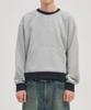 XERO Crop Ringer Sweatshirt [Melange Gray]