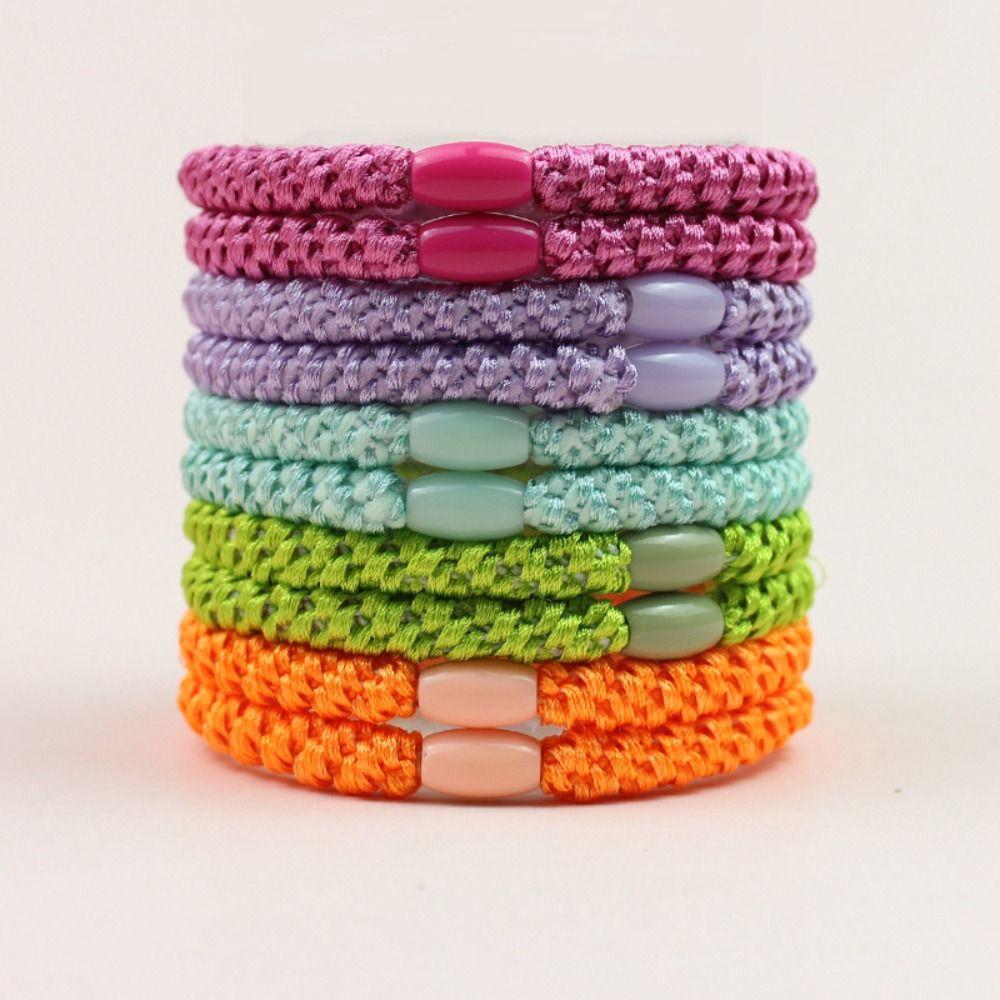 10pcs Sweet Elastic Rubber Bands Fashion Hair Rope Hair Accessories Ponytail Holders For Women