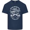 Full Throttle Motorcycle Biker Motorbike Unisexs Light Cotton TShirt