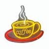 Creative Coffee Neon LED Lamp - Luminous Teacup Sign for Bar and Cafe Decor
