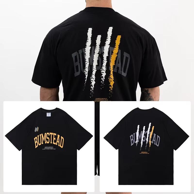 Fitness Men's Cotton T-Shirt Muscle Running Short Sleeve Crew Neck Top CBUM Brand Summer Collection Sweatshirt for Men Oversized
