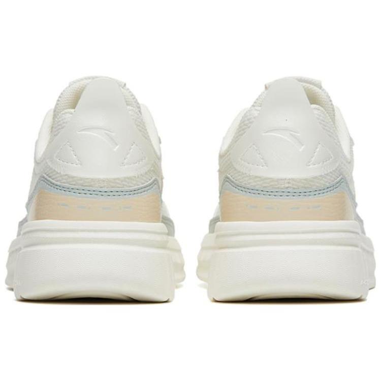 Anta Traveler GZ Slip Resistant Abrasion Resistant Low top Casual Shoes Women's White Green Brown 122328816-1