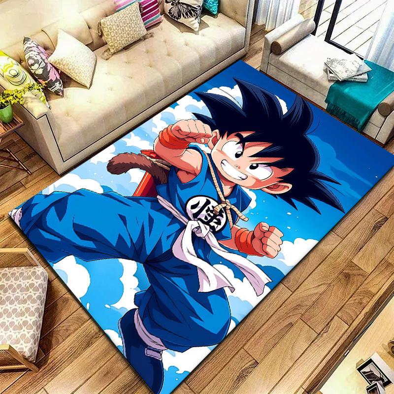 Son Goku Carpet Rug For Living Room Bedroom Home Sofa Decoration,kids Play Nonslip Floor Mat