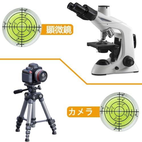 [MNWMNW] 4-Pack Level with Inclined Measuring Scale, High-Precision Compact Level, Camera Level, Electronic Level, Home Level, Ground Level (32*7mm)