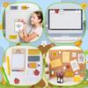 Teacher Sticky Notes, Teacher Appreciation Gift, Blackboard Self-Stick Note Pads with 3 Point Pens, Writing Memo Pages Kids Employee School