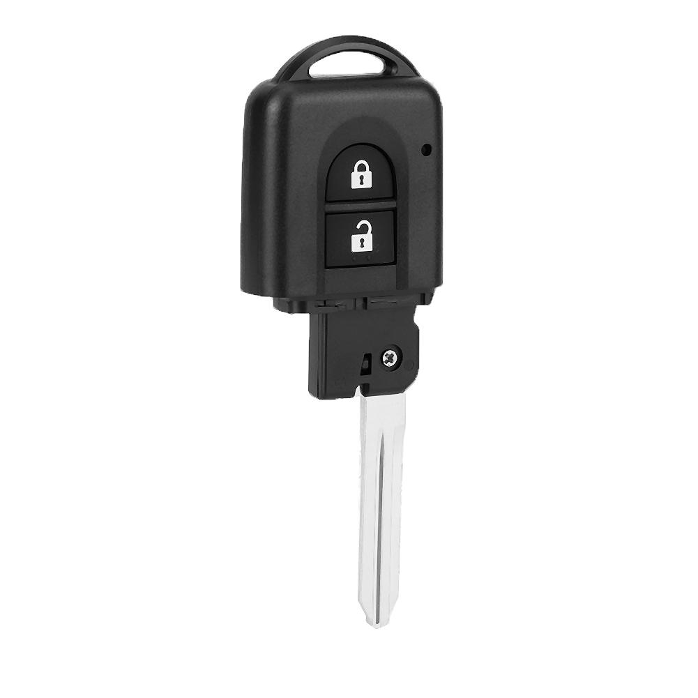 2 Tlačítka Dálkové Klíčové Pouzdro Kryt Náhrada Vhodné pro Nissan Qashqai X Trail