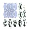 Rhombus Resin Mold DIY Jewelry Casting Mold Resin Keychain Mold Pendant Charms Mold with Hole Mother's Day Silicone Mold