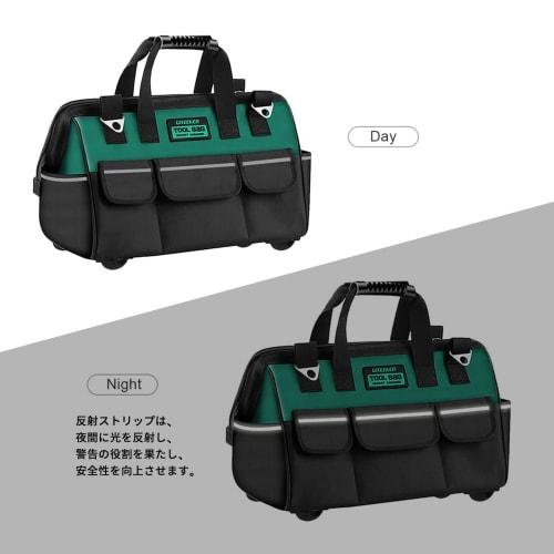 MATSURIA Tool Bag, Tool Storage Bag with Shoulder Strap, Lightweight and Durable, for Sorting and Managing Tools, Ideal for Motorcycles, Transport, an