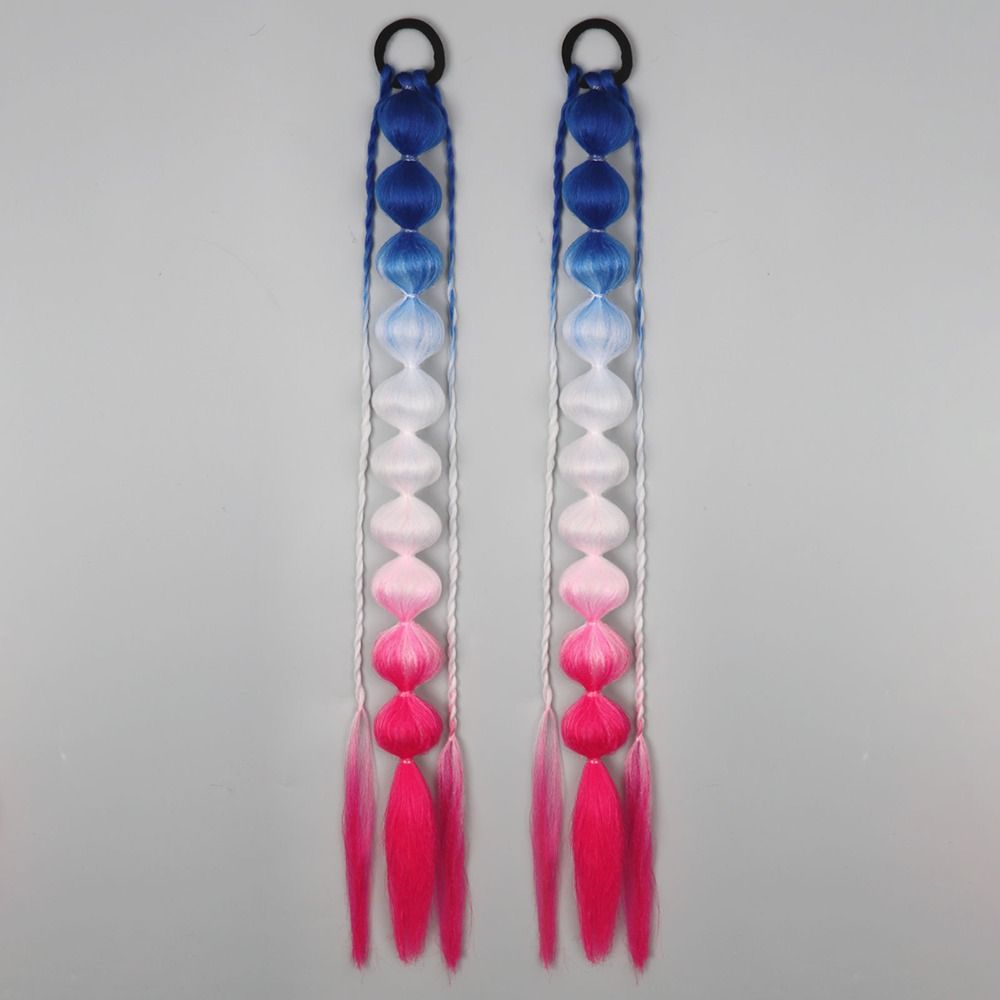 Colorful Twist Braid Bulk Lantern Braid Braided Ponytails Long Bubble Jumbo Braid for Women